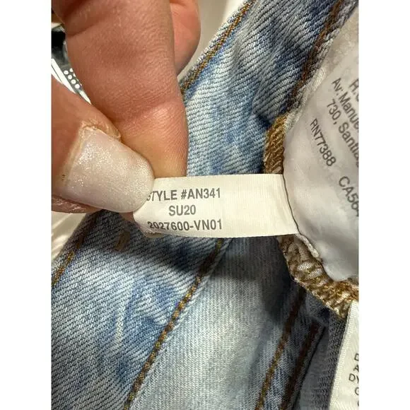 Madewell Women’s The Dad Jean High Rise Distressed Size 26 Light Wash - Picture 14 of 14